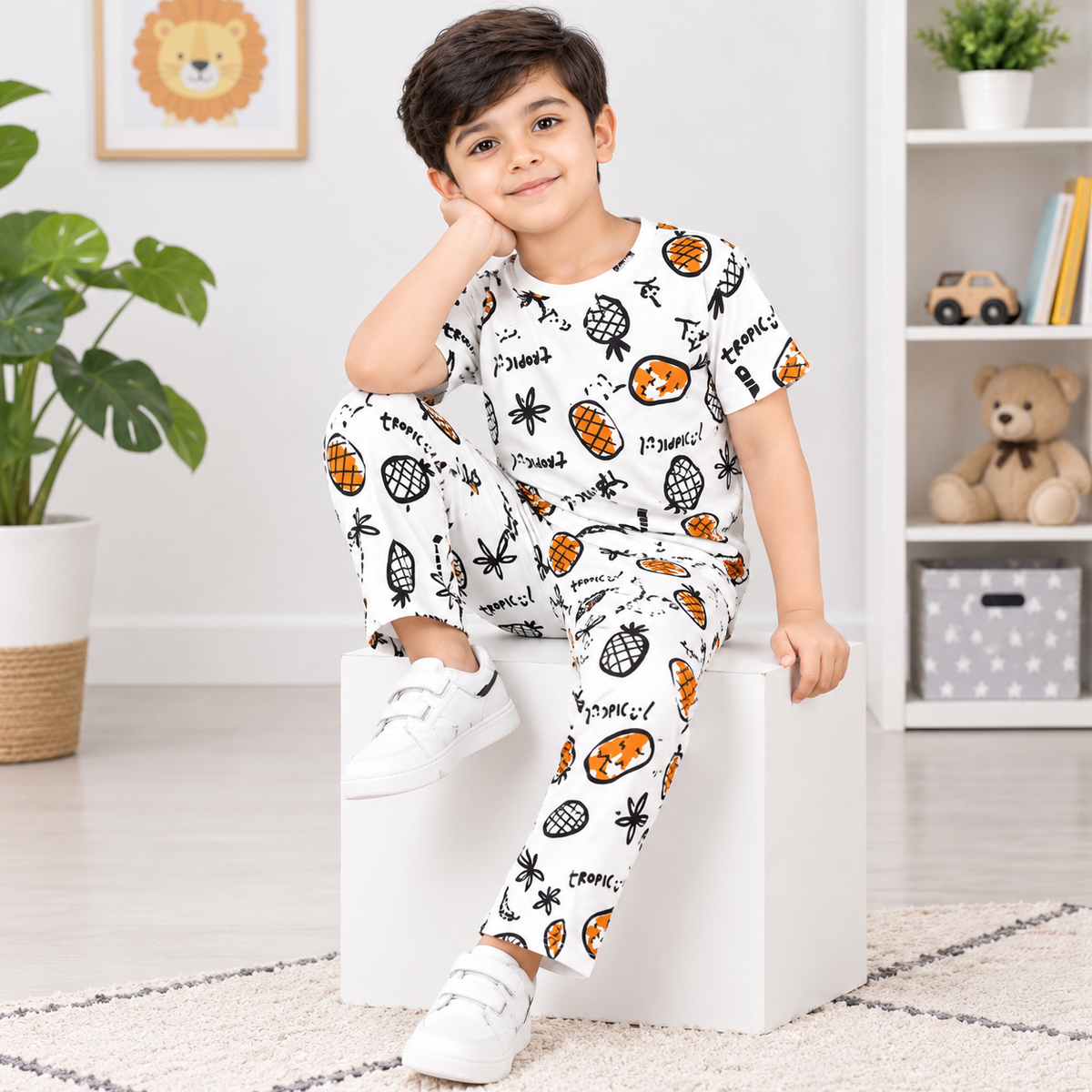 Tropic Rush™ — Premium Boys’ Cotton Jersey Track Suit