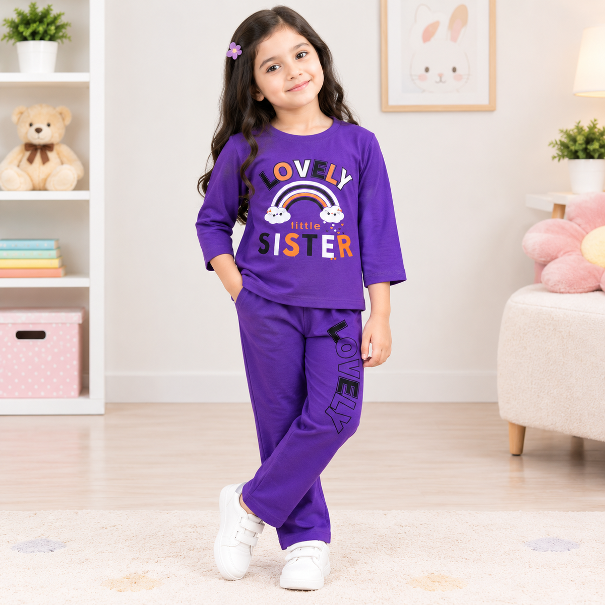 Lovely Sister Girls 2-Piece Cotton Jersey Set | Junior Threads