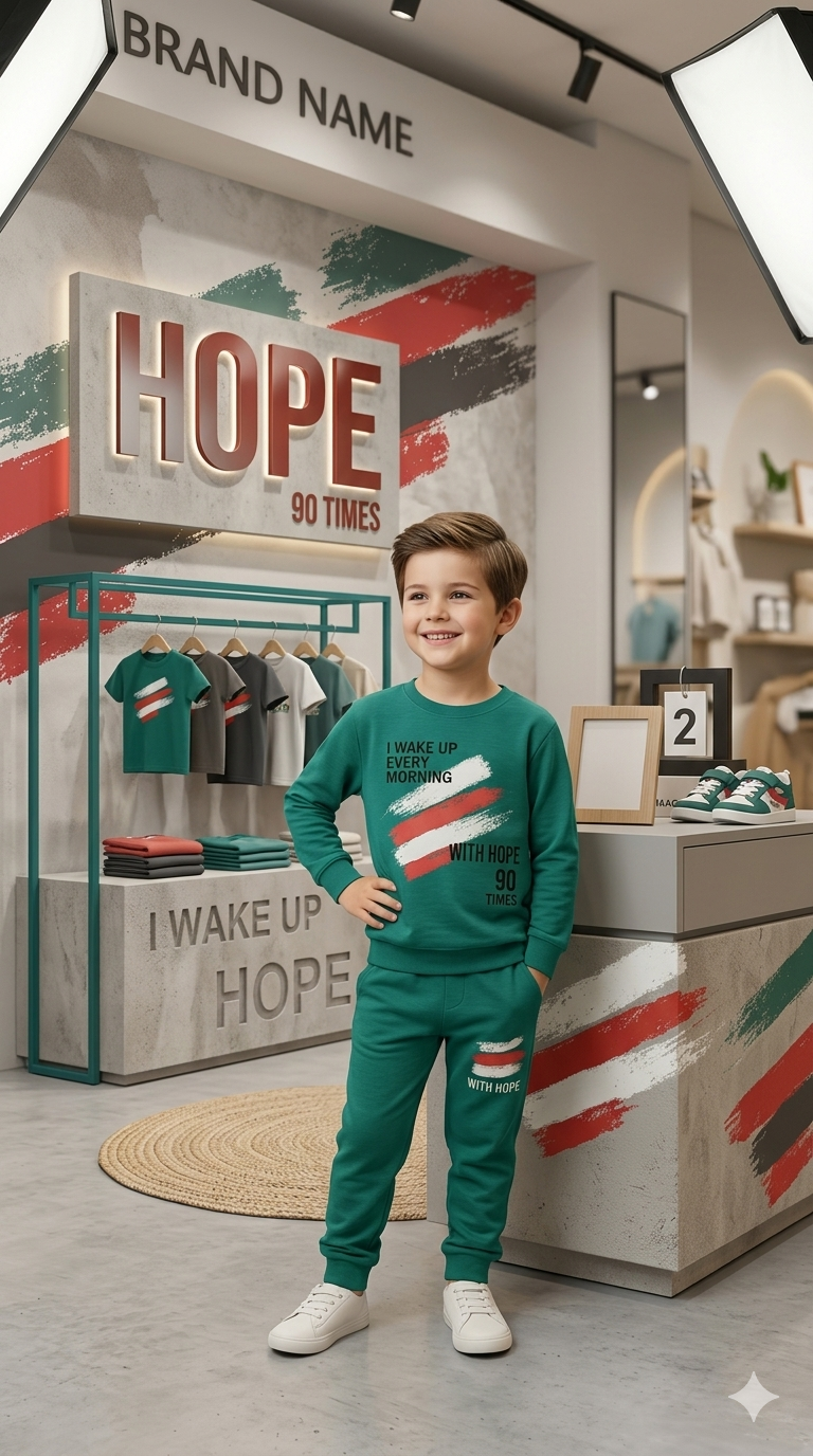 Kids Cotton Summer Tracksuit – Junior Threads | Soft & Comfortable | Ages 1–10 Years
