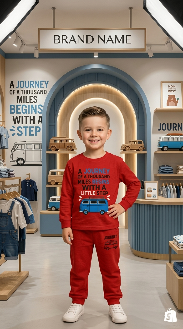 Kids Cotton Summer Tracksuit – Junior Threads | Soft & Comfortable | Ages 1–10 Years