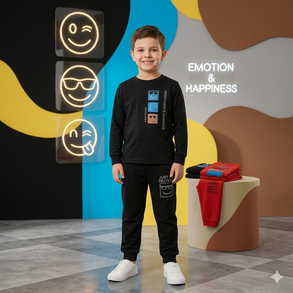 Kids Cotton Summer Tracksuit – Junior Threads | Soft & Comfortable | Ages 1–10 Years