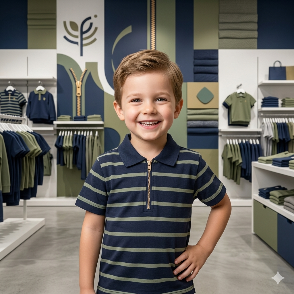 Kids Premium Polo Shirt (Ages 1–10 Years)