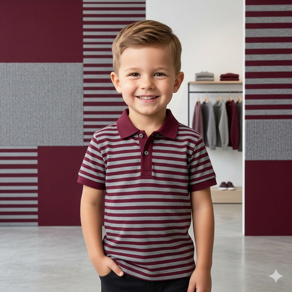 Kids Premium Polo Shirt (Ages 1–10 Years)