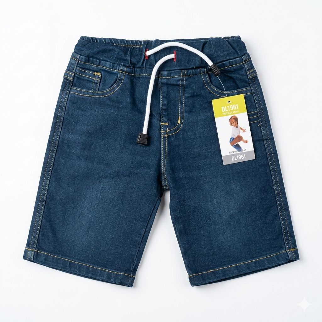 Boys Denim Jeans Shorts – Casual Summer Wear for Kids (Age 1–10 Years