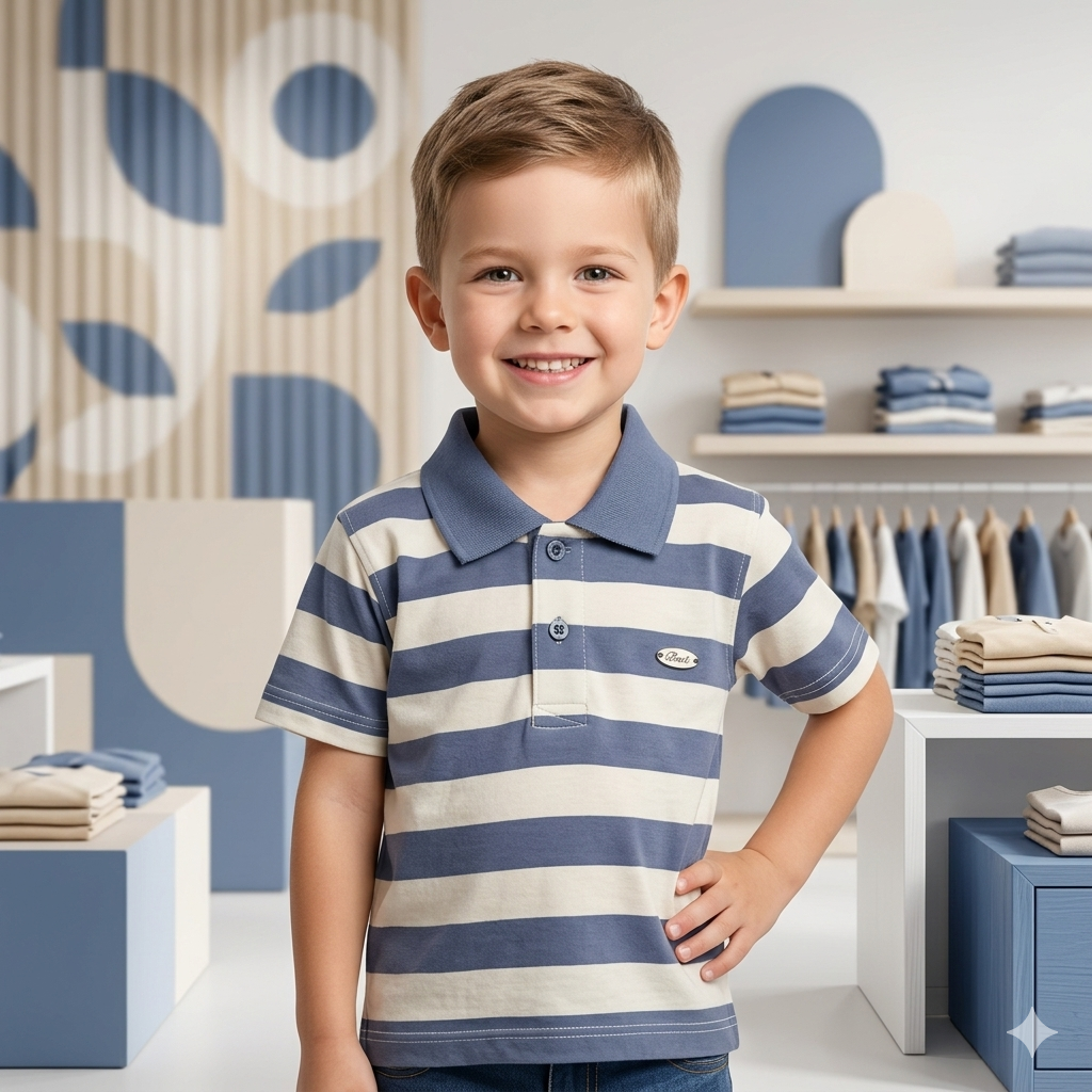 Kids Premium Polo Shirt (Ages 1–10 Years)