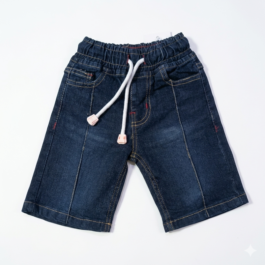 Boys Denim Jeans Shorts – Casual Summer Wear for Kids (Age 1–10 Years