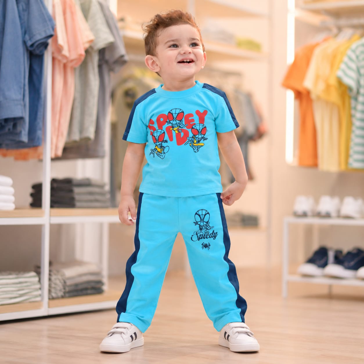Kids Cotton Summer Tracksuit – Junior Threads | Soft & Comfortable | Ages 1–10 Years