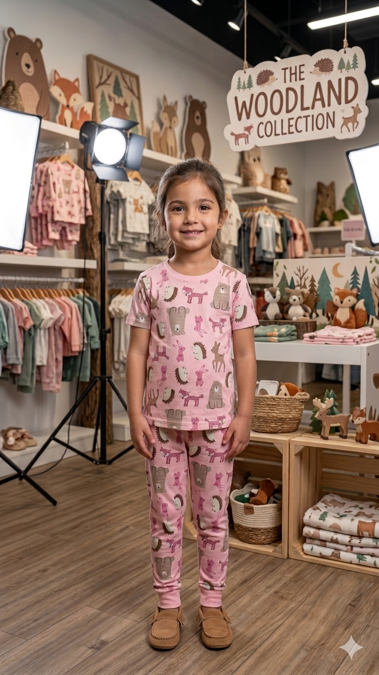 Kids Cute Printed Night Suit – Soft & Comfortable Sleepwear for Girls & boy